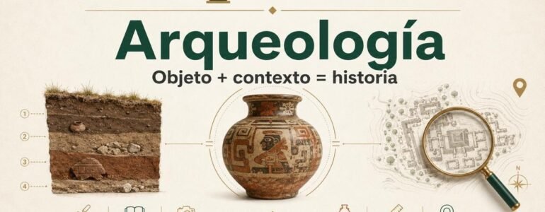 Miniatura de la clase de arqueología sobre contexto arqueológico y estratigrafía